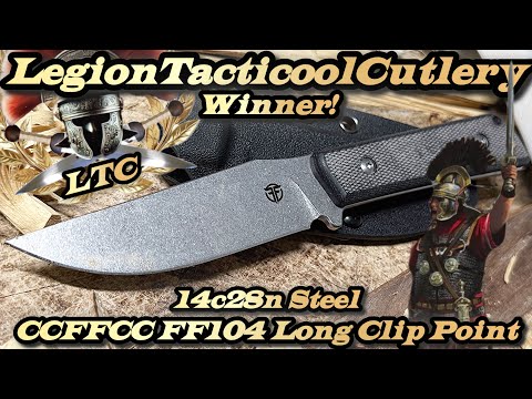 CCFFCC FF104 Long Clip Point in 14c28n hard use testing!