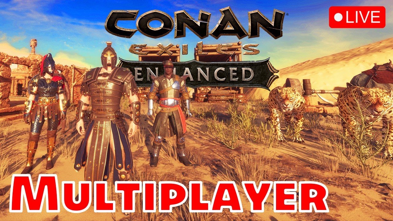 Upgrading Our Gear on Conan Multiplayer Server with Friends! - YouTube
