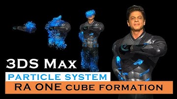 RA ONE cube formation | Shahrukh Khan | my VFX | Dipansu Halder