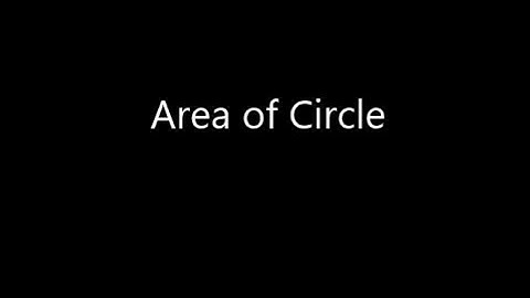 Area of Circle | C++ Program