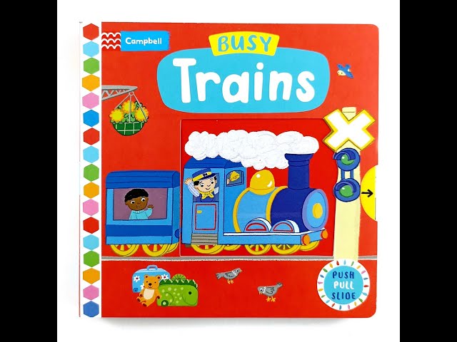 Busy Trains. Board Book by Campbell - YouTube