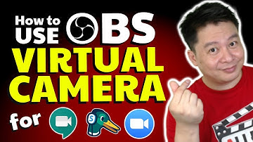 OBS VIRTUAL CAMERA FOR GOOGLE MEET, STREAMYARD, AND ZOOM (HOW TO USE - TAGALOG TUTORIAL)