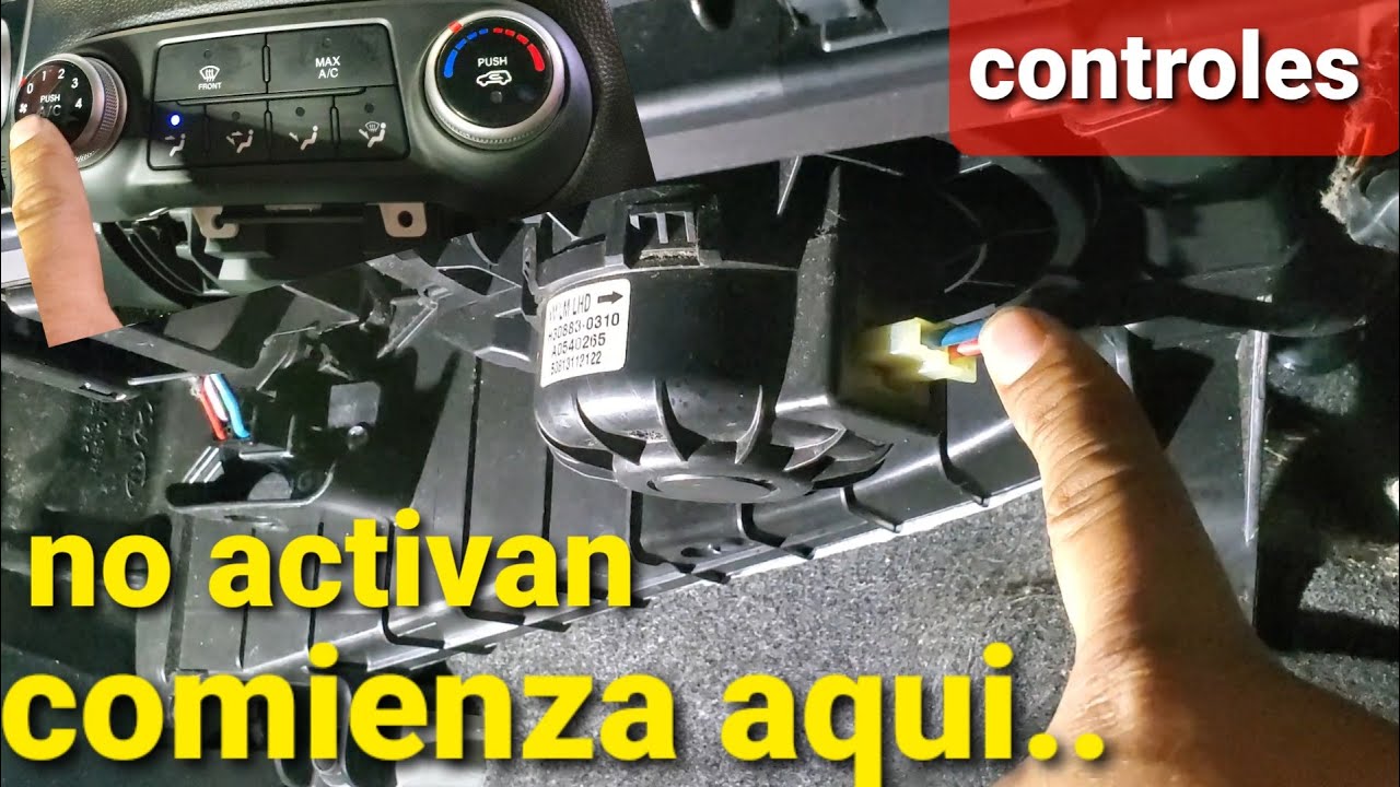REVISA ESTO!! control del AIRE ACONDICIONADO no funcionan bien - hyundai tucson