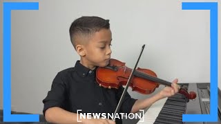 6-Year-Old Music Prodigy Plays Holiday Songs On Violin, Piano Morning In America