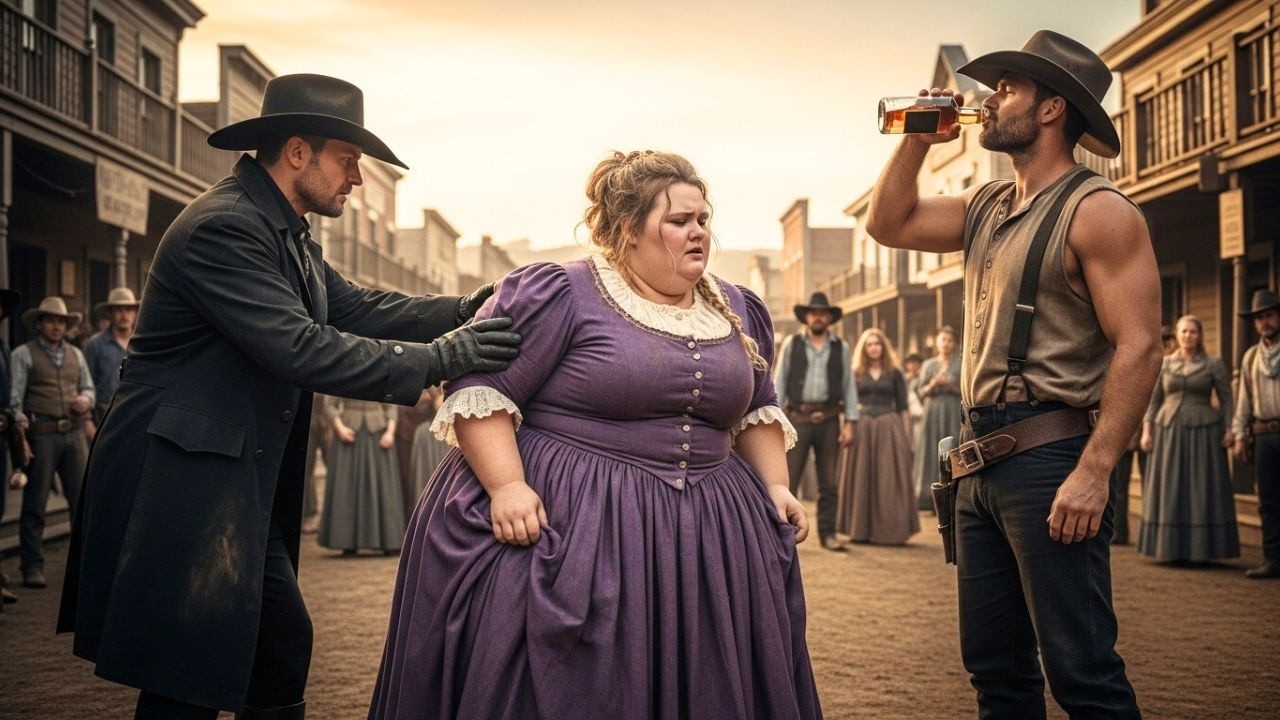“Send This Girl to the Drunk Cowboy,” the Sheriff Laughed — Then the Whole Saloon Fell Silent