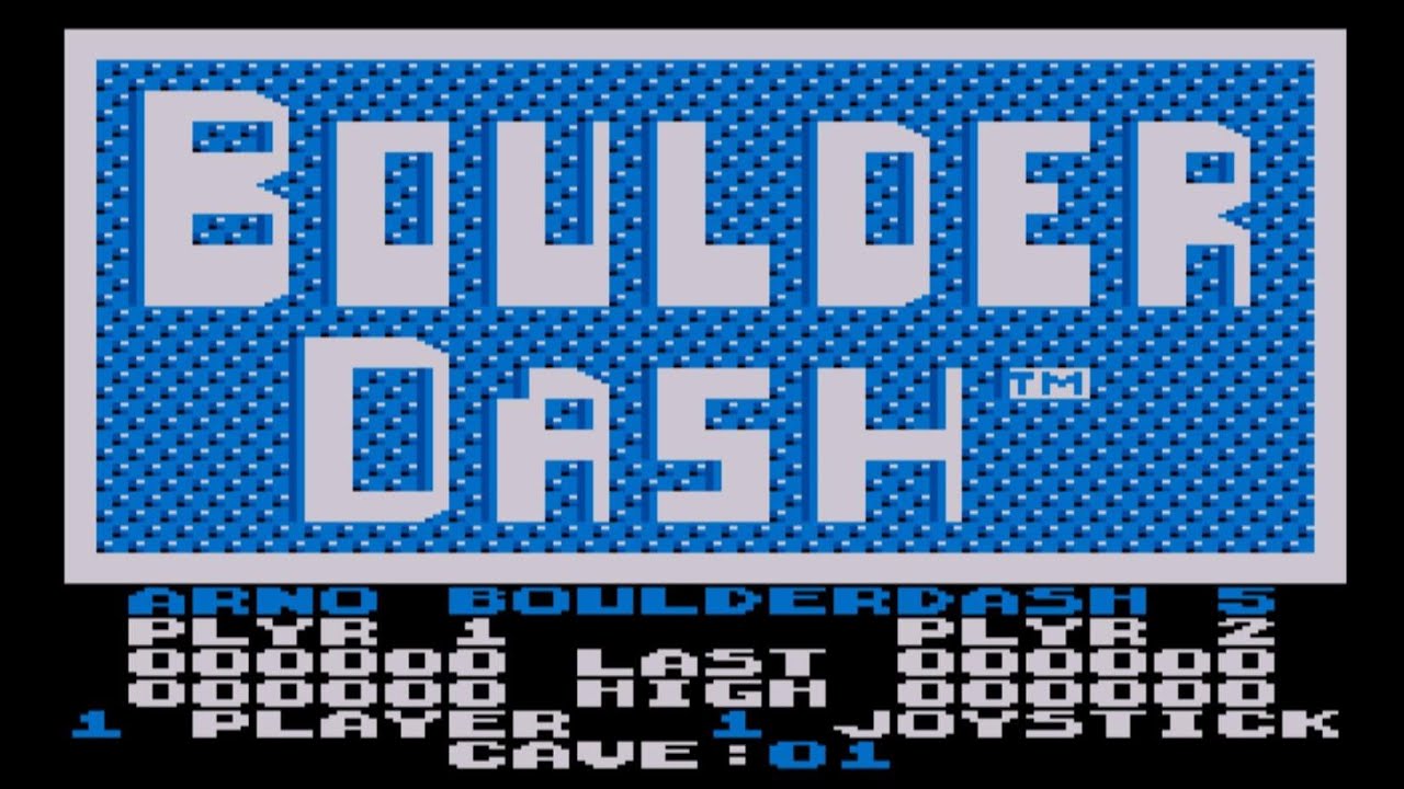 Не реально пройти "Arno Boulder Dash 5"❤Atari 8-bit. FULL PLAY 50FPS, проходим сложнейший на логику!