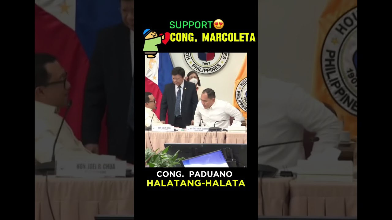 CONG. Marcoleta, Pinasuko si Cong. Paduano!
