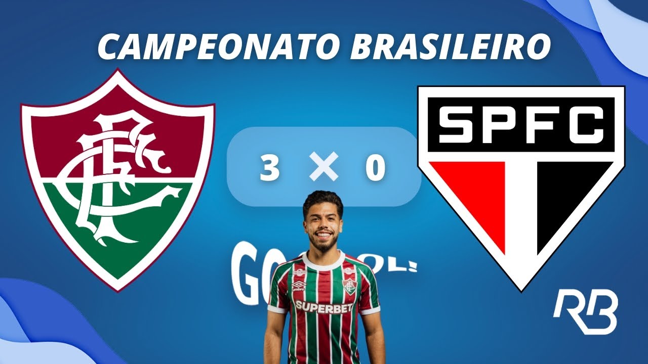 GOL DO FLUMINENSE! GOL DE NONATO! Fluminense 3 X 0 São Paulo