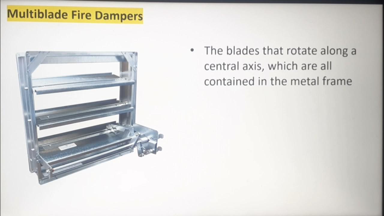 Fire Dampers in HVAC System Types of Fire Dampers Fusible link