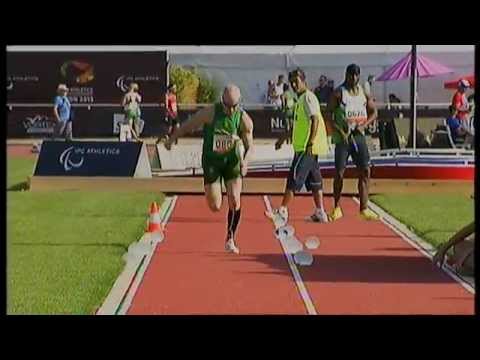 Athletics - Hilton Langenhoven - men's long jump T12 final - 2013 IPC
Athletics World C...