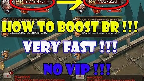 Legacy Of Discord - How To Boost BR Very Fast Non VIP !!!