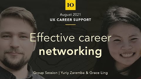 Networking in the UX field