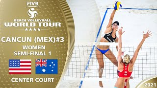 Alix/April vs. Clancy/Artacho del Solar - Women's SF | Full Match | 4* Cancun 2021 #3