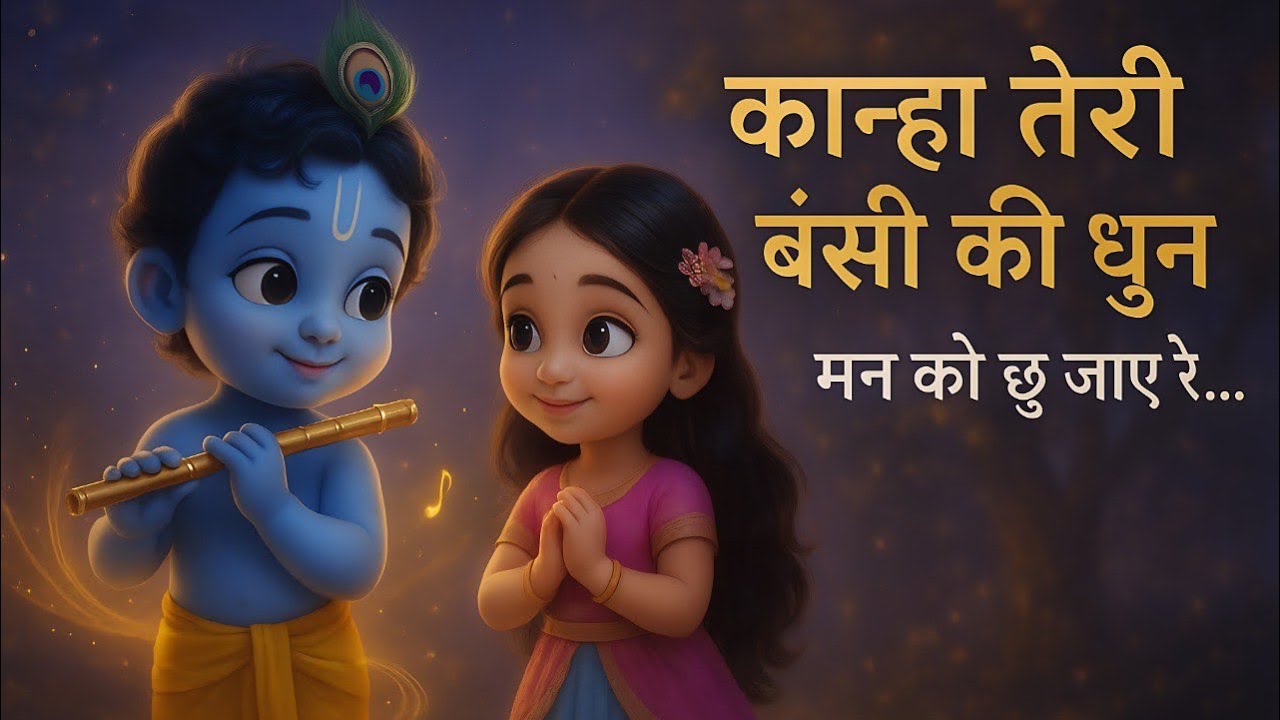 कान्हा तेरी बंसी की धुन | Radha Krishna Flute Bhajan | मन को छू लेने वाली  | Kanha Bhakti Song