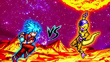 OMG😱 | Goku SSGSS (Team Shounen) VS Golden Frieza V3 in Jump Force Mugen