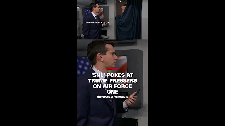 'SNL' pokes at Trump pressers on Air Force One