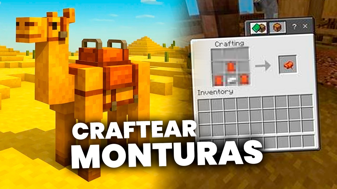 GUIA BASICA DE MINECRAFT COMO CRAFTEAR Una MONTURA En MINECRAFT YouTube guia-basica-de-minecraft-como-craftear-una-montura-en-minecraft-youtube