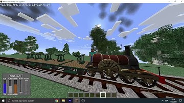 Tafari jugando Mod Immersive Railroading para Minecraft 1.16.5
