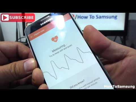 How to Measure Heart Rate Samsung Galaxy S6 Basic Tutorials