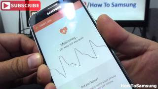 How to Measure Heart Rate Samsung Galaxy S6 Basic Tutorials screenshot 2