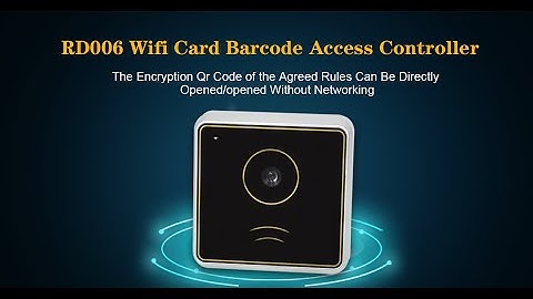 RD006 2d Code Scanner Access Control System