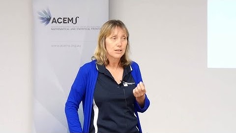 Professor Kerrie Mengersen Science Week 2015 Lecture at QUT