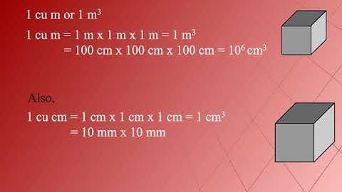 Volume of Cube and Cuboid class-6