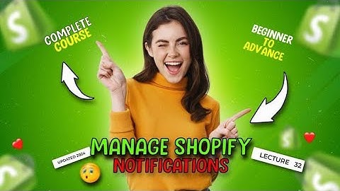 Shopify Notifications - Setup Email & SMS Notification in Shopify | Shopify Tutorial
