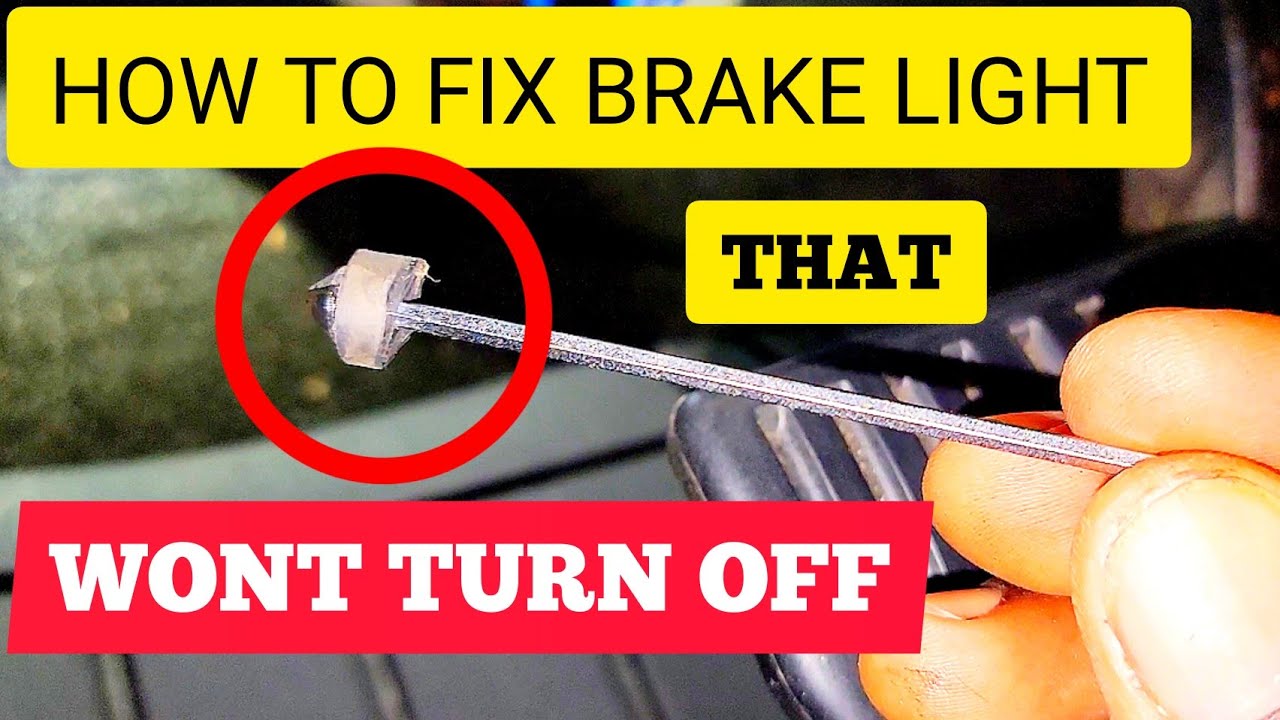 Brake Light Won't Turn off how to fix Ford fusion se - YouTube