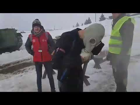Первая зимняя гонка с препятствиями на «Линии Сталина»