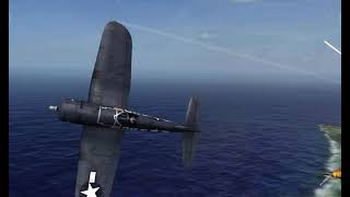 Air combat games,Pacific naval and air combat, naval battle air battle, P-51 F4F F4U A6m Ki-61