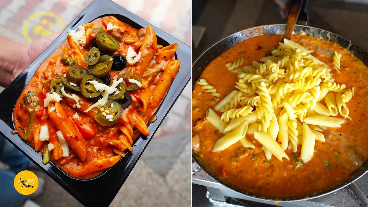 Super Creamy Mix Sauce Pasta Rs. 225/- Only l Ever Bake l Shalimar Bagh Street Food | INDIA EAT MANIA