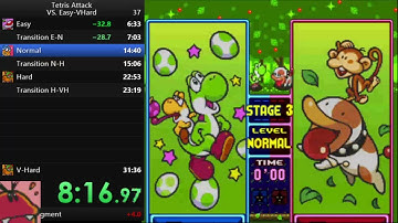 [PB] Tetris Attack Speedrun Easy-VHard 31:21