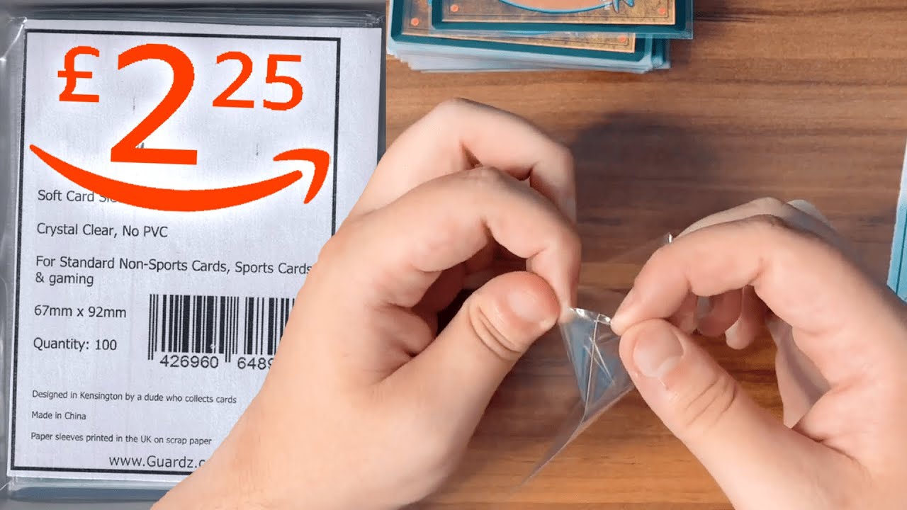 Are the cheapest card sleeves on Amazon actually good? YouTube