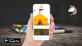 Unicorn Color By Number - Paint Book (Amazing game play) screenshot 4