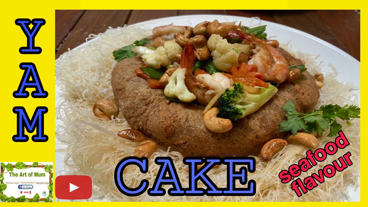 YAM CAKE SEAFOOD FLAVOUR TASTY YAM BASKET CHINESE YAM CAKE