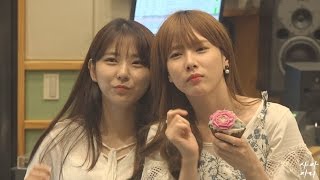 [직캠]160725 이해인 이수현 KBS 김지원의 옥탑방 라디오 대기실