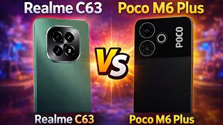 Realme C63 vs Poco M6 Plus 🔥 Full Comparison | Best Budget Phone 2026?