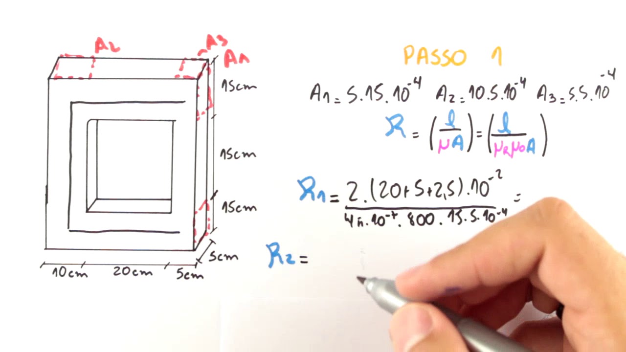 Circuitos Magnéticos - Introdução aos Circuitos Magnéticos - Exercício