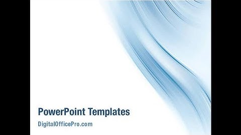 Abstract Blue Stroke PowerPoint Template Backgrounds - DigitalOfficePro #05217