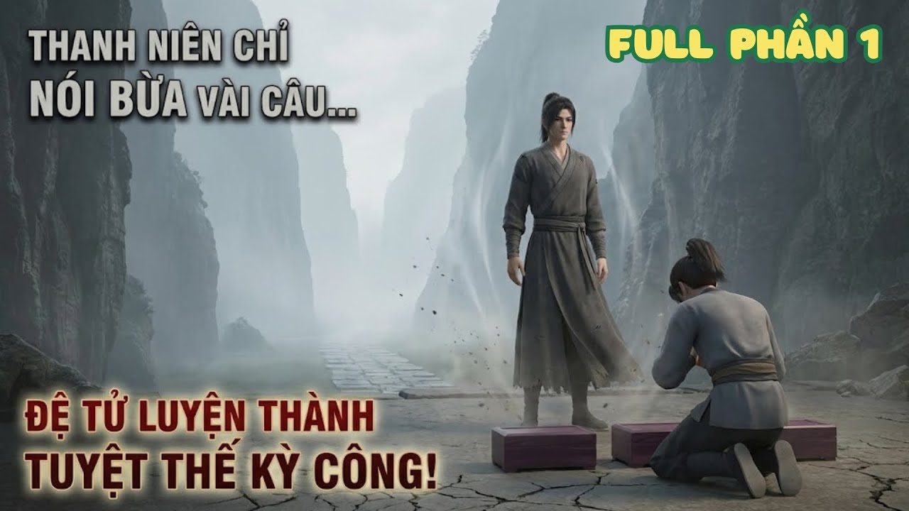 [FULL PHẦN 1] Thanh Niên Chỉ Nói Bừa Vài Câu, Đệ Tử Luyện Thành Tuyệt Thế Kỳ Công l Review truyện