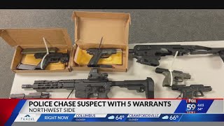 A lengthy investigation into illegal guns and drugs leads to a police chase and crash on Indy's nort