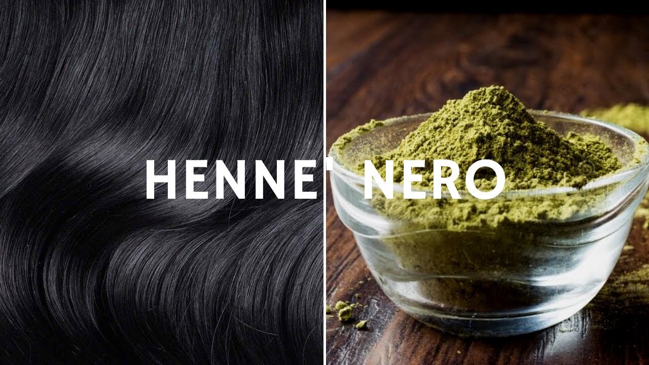 HENNE' NERO | tinta nera naturale | lawsonia inermis e indigofera tinctoria | semplice e veloce