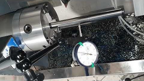 chuck runout + test cut (emcoturn 120 cnc lathe)