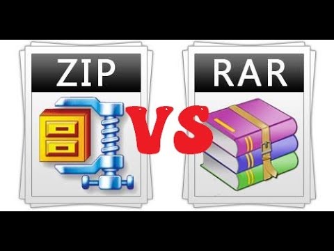 Video: Wat is meer saamgeperste zip of RAR?