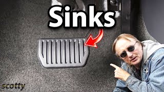 how to fix sinking brake pedal in your car (brake master cylinder)