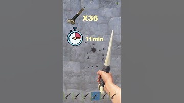 СКОЛЬКО ПОНАДОБИТСЯ КОСТЯННЫХ НОЖЕЙ НА РЕЙД ВСЕХ ВИДОВ СТЕН В RUST? #shorts #short #rust #раст