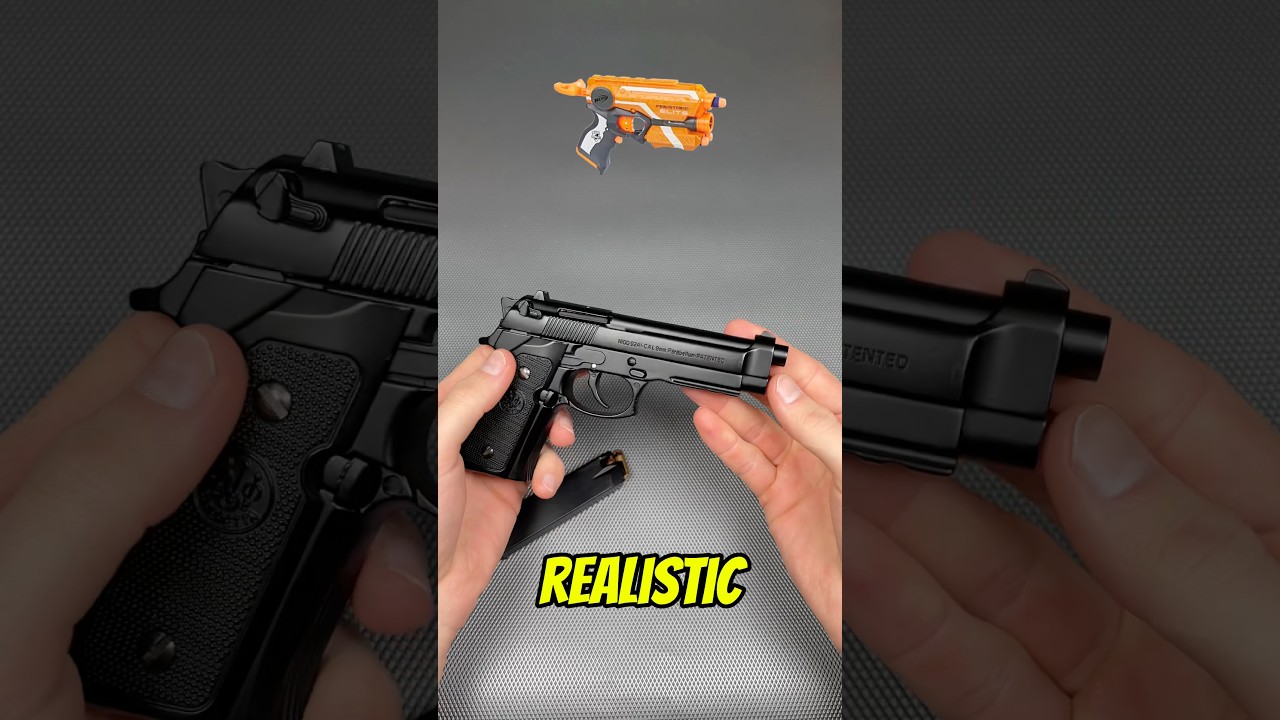 Are Nerf blasters more realistic than our models?