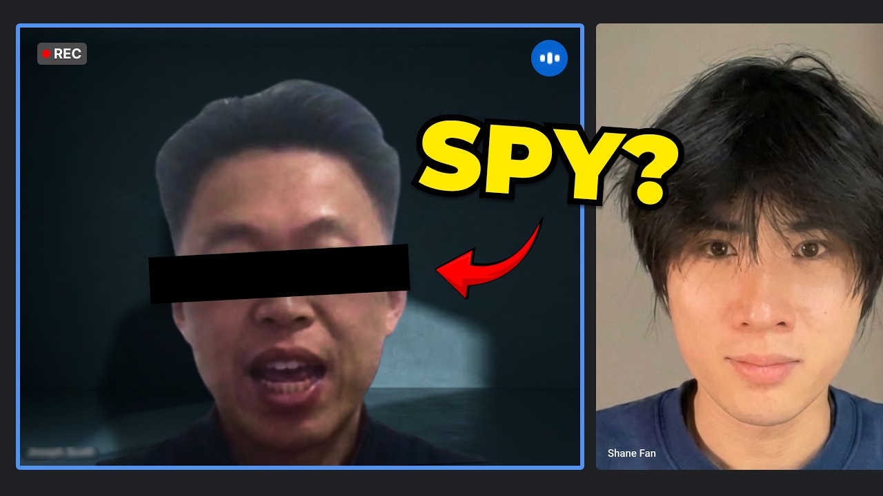 I realized mid interview they were North Korean spies (real story)