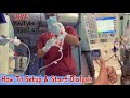 How to setup dialysis machine  priming  initiate hemodialysis